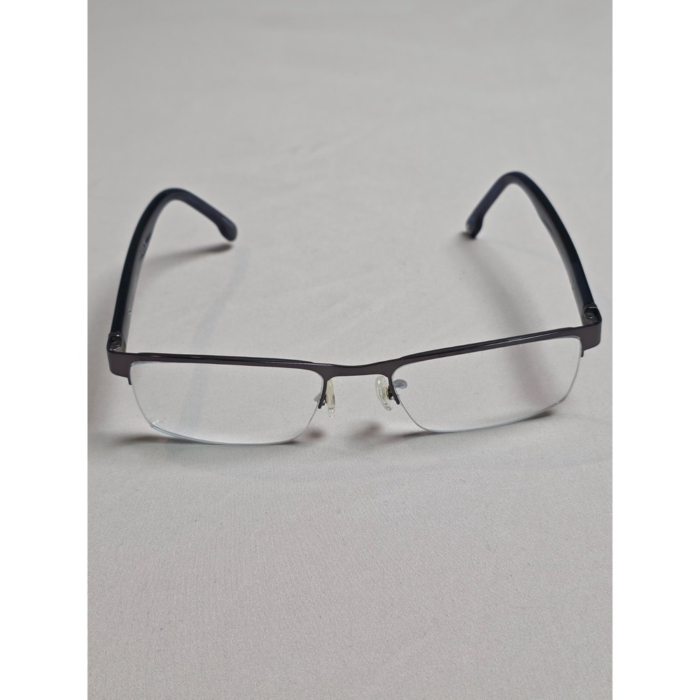 Carrera Eyeglasses Men 145 Dark Ruthenium 8888 R80 Semi Rimless Rectangle Frames